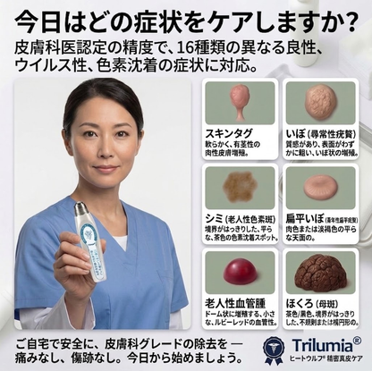 🎏国内品質基準の製造施設 7日間でスキンタグ・シミをケア 痛みが少なく、跡が残りにくい先進ロールオンペン
